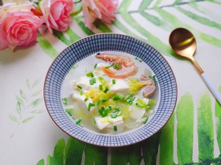 21、白菜豆腐汤,成品图