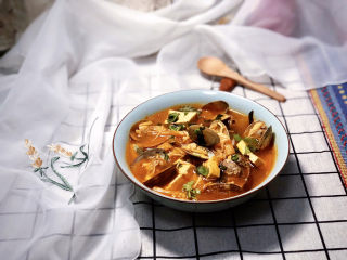 21、花蛤豆腐汤➕韩式花蛤豆腐汤,成品