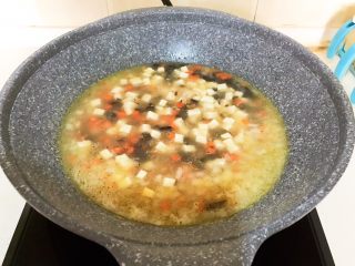 28、改良版 西湖牛肉羹,烧开后调匀