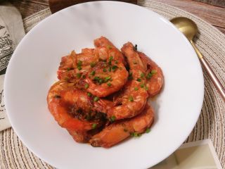 18、油闷大虾,好了，可以上桌了????