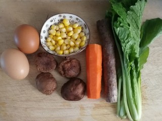 1、山药芙蓉汤,准备食材。