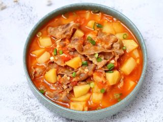 9、番茄肥牛,一道开胃营养的番茄肥牛就做好了！