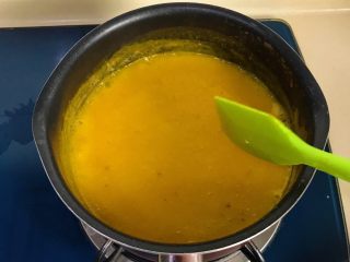 16、金瓜珍珠羹,大火煮开就可以出锅了