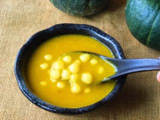 17、金瓜珍珠羹,滑滑的糯糯的金瓜珍珠羹……????