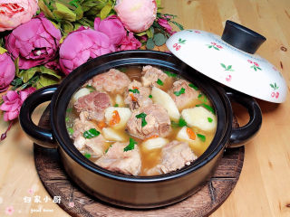 14、山药猪骨汤,营养的山药猪骨汤就上桌了！