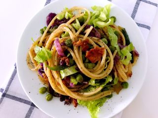 13、意大利面原来可以这样做,简单、营养、美味,也可以这样,搭配不同的蔬菜。