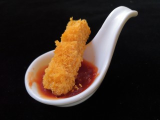 16、十味   香酥南瓜条,成品图。