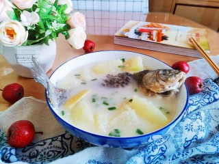 1、冬瓜鲫鱼汤,成品图！