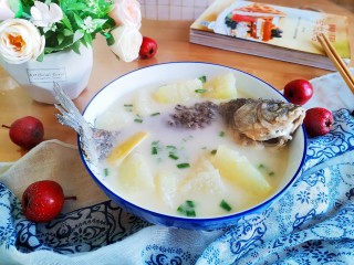 18、冬瓜鲫鱼汤,成品图！