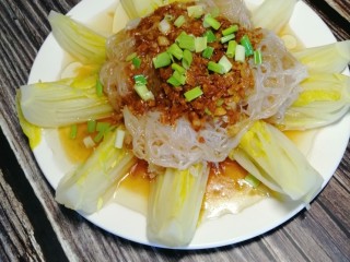 20、蒜蓉粉丝娃娃菜,香喷喷的蒜香出来了就可以开动啦