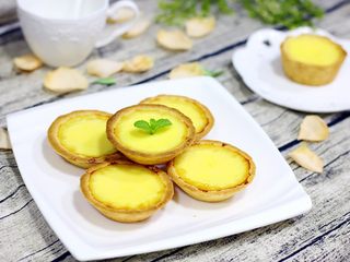 16、港式蛋挞,成品图。