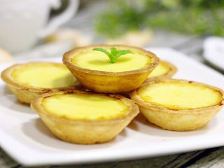 17、港式蛋挞,成品图。