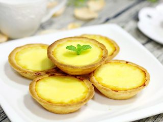 18、港式蛋挞,成品图。