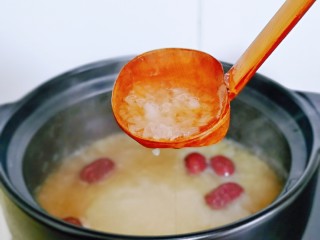 11、提高免疫力&金燕耳红糖小圆子,看晶莹透明,色白如银,这样就熬好啦!