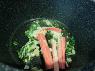 9、金针菇豆腐汤,加入干贝和蟹肉棒