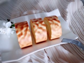 19、虎皮蛋糕卷,成品图。