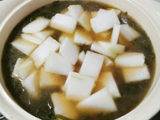 11、海带冬瓜汤,大火煮开