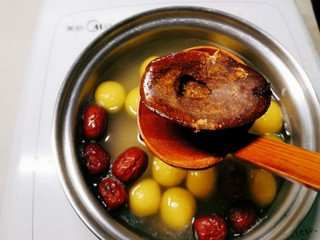 12、南瓜小圆子,放入红糖