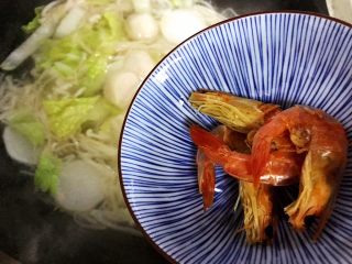 14、什锦汤,加入虾干