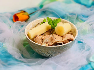 16、山药猪骨汤,山药猪骨汤，完成