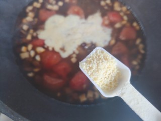 16、西红柿香菇汤,加一小勺鸡精