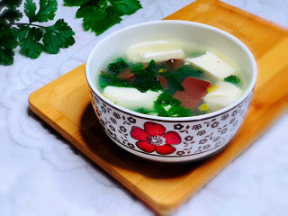 17、鸭血豆腐汤,鸭血豆腐汤，成品图