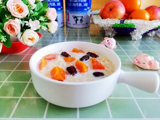 13、木瓜炖牛奶,美容养颜的牛奶炖木瓜就做好了