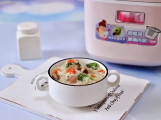 19、西兰花猪肝粥(宝宝辅食),成品一