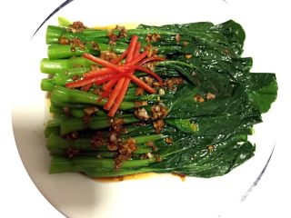 16、白灼菜心,简单易学，每天都要吃点青菜哦。