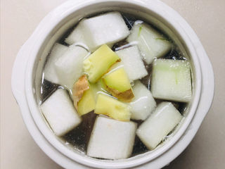 10、排骨冬瓜汤,加入冷水～
