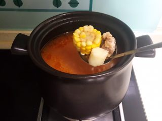 27、美味养生汤   果蔬排骨汤,果蔬排骨汤煲好了