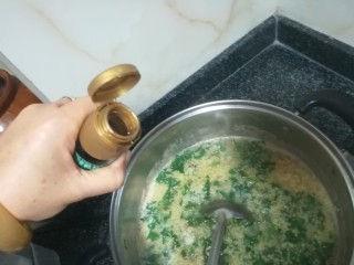 18、这碗粥山海结合，促进消化降血压，还可防癌呢,蒸鱼豉油