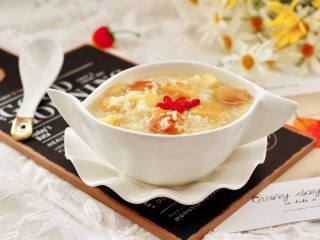 16、苹果小米粥,成品一