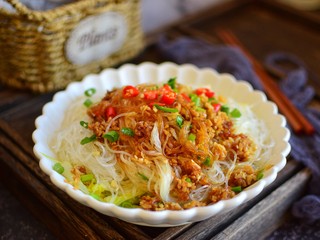 13、蒜蓉粉丝娃娃菜,拌匀即可