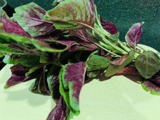 1、苋菜豆腐汤,苋菜，待用