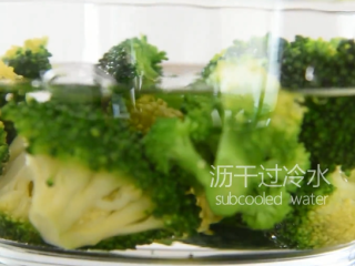 3、防抗癌明星蒜蓉西兰花，怎么样做才好吃？,沥干过冷水