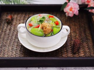 16、丝瓜肉丸粉丝煲,成品一