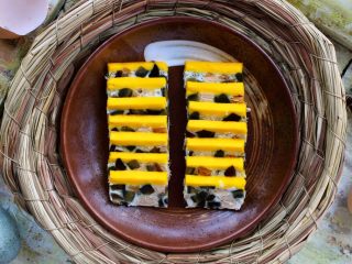 14、三色蒸蛋,成品图