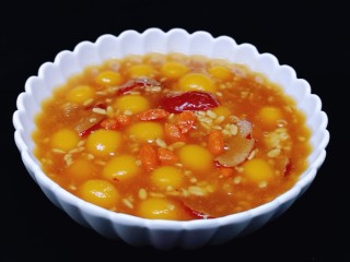 17、养生红糖南瓜酒酿圆子~驱寒暖宫,女生要常吃呦~补血气色好!