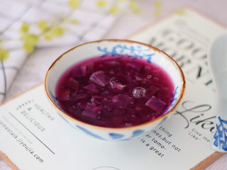 11、紫薯银耳粥,成品图