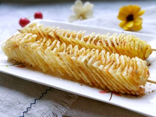 13、孜然土豆塔,美拍！