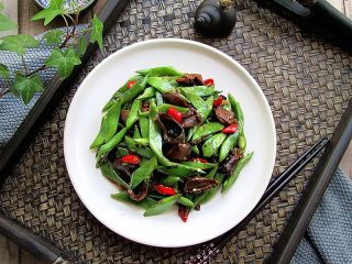 13、香辣豆角爆鸡胗,成品欣赏