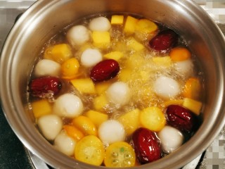 14、红薯圆子,煮至食材全部熟透  是自己需要的口感