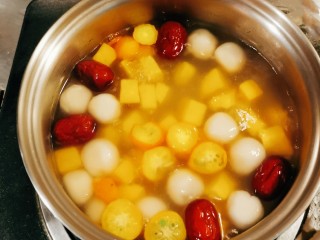 15、红薯圆子,关火