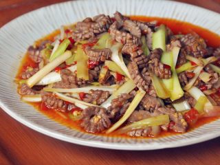 13、火爆腰花,嫩滑入味，特别容易光盘的一道菜。