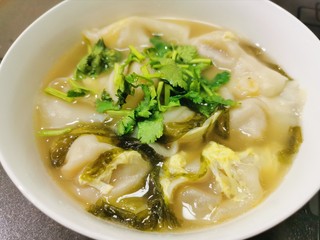 46、大馅馄饨~自己擀皮水打馅,香喷喷，热乎乎的一碗，开动