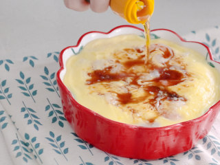 13、豆腐蒸蛋,香油