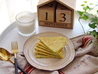 5、西葫芦鸡蛋饼,成品