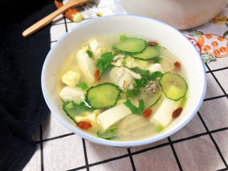 33、牡蛎豆腐汤,成品