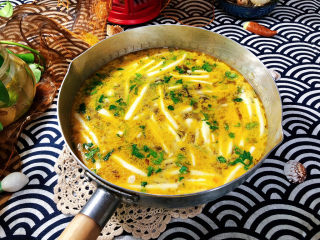 30、白玉菇豆腐汤➕咸蛋黄白玉菇豆腐汤,成品